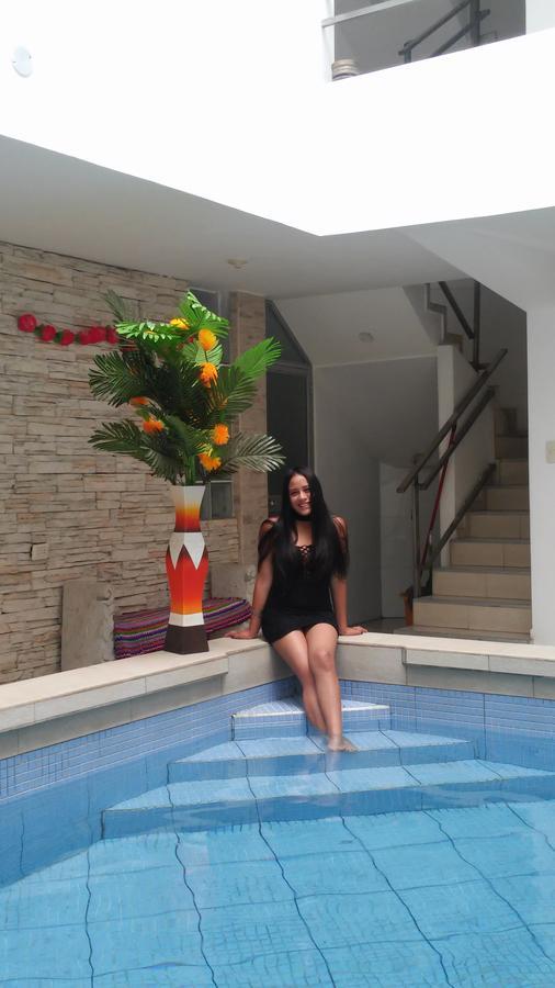 Hospedaje Casa Blanca Beach Cajamarca Exteriör bild