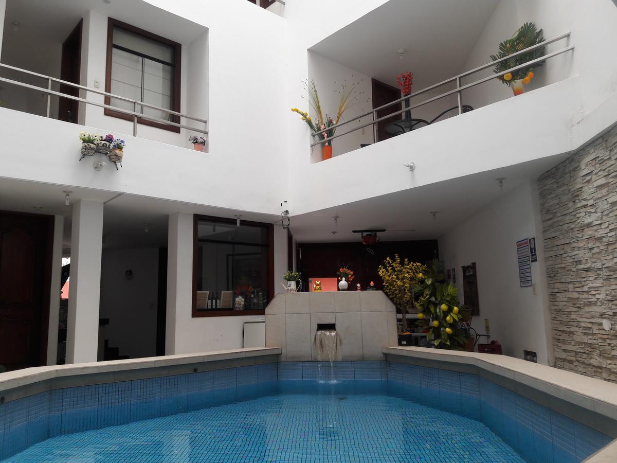 Hospedaje Casa Blanca Beach Cajamarca Exteriör bild